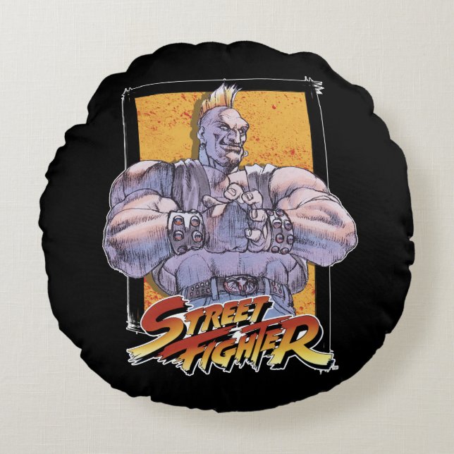 Birdie Round Pillow (Front)