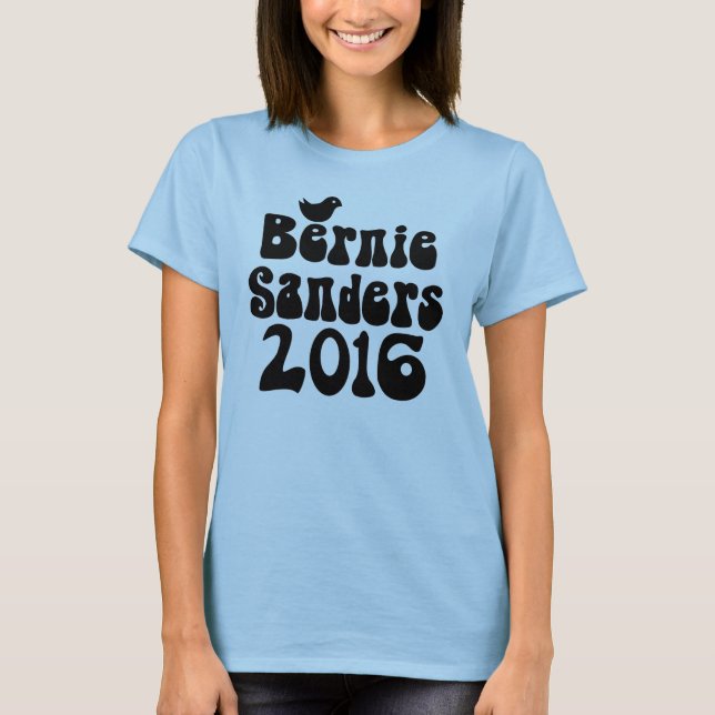 Birdie Sanders 2016 Bernie Tie Dye T-Shirt (Front)