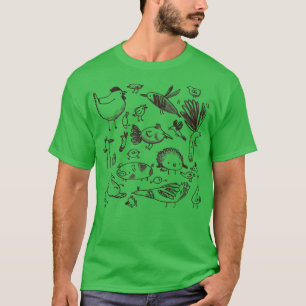 Birdies and a Pig T-Shirt