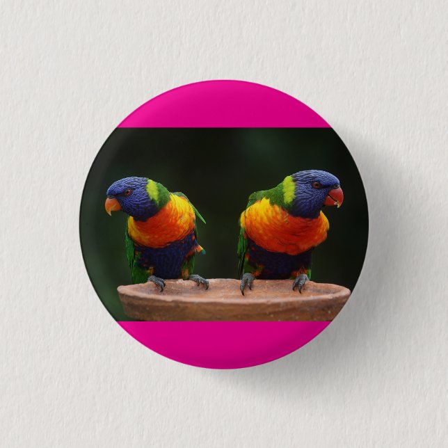 birdies cute  button (Front)