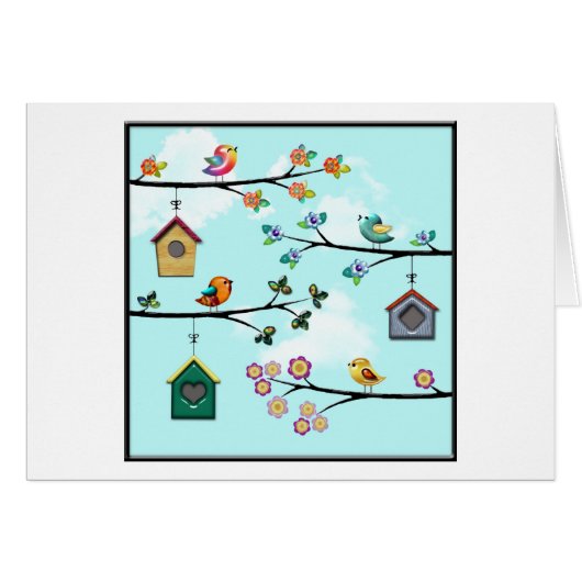 Birdies & Houses (Front Horizontal)