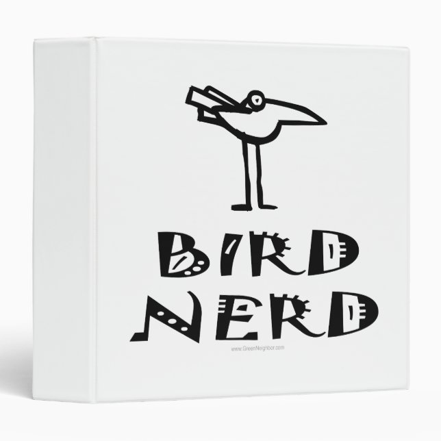 Birding, Bird Watching 3 Ring Binder (Front/Spine)
