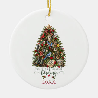 Birding Ceramic Ornament