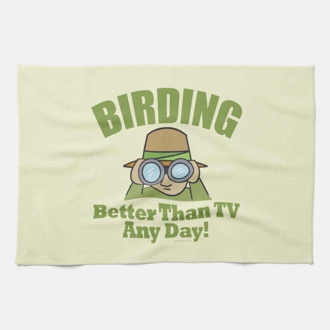 Birding Kitchen Towel (Horizontal)