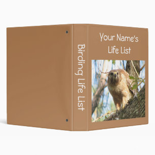 Birding Life List Binder