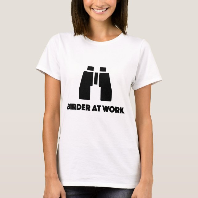 Birding t-shirt for birders (Front)