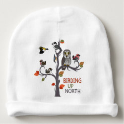 Birding Up North Infant Cotton Rib Beanie Hat
