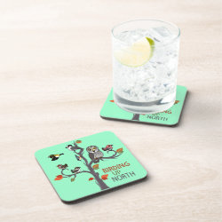 Birding Up North Beverage Coaster