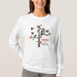 Birding Up North Women's Basic Long Sleeve T-Shirt