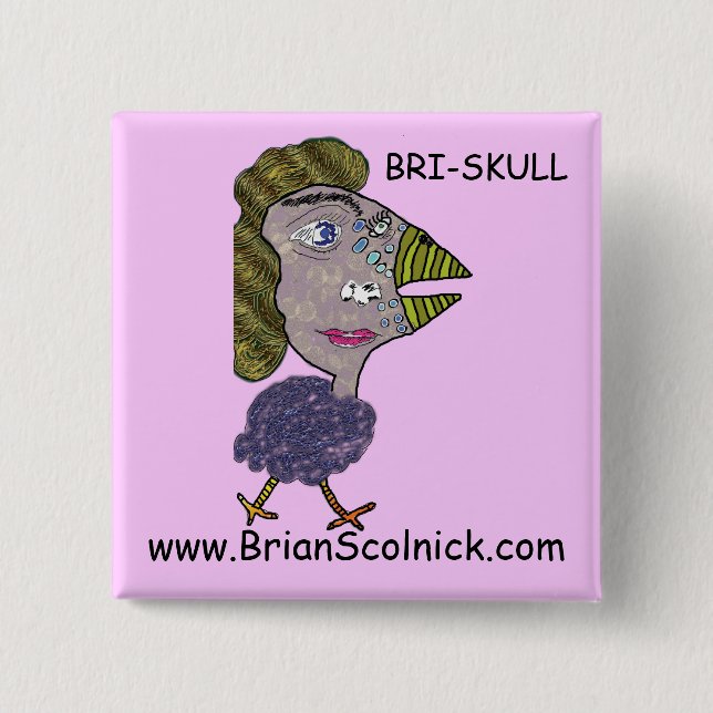 birdlady button (Front)