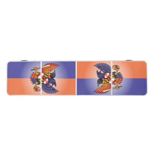 Birdland Maryland Crest Beer Pong Table