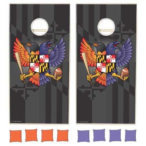 Birdland Maryland Shield Cornhole Set