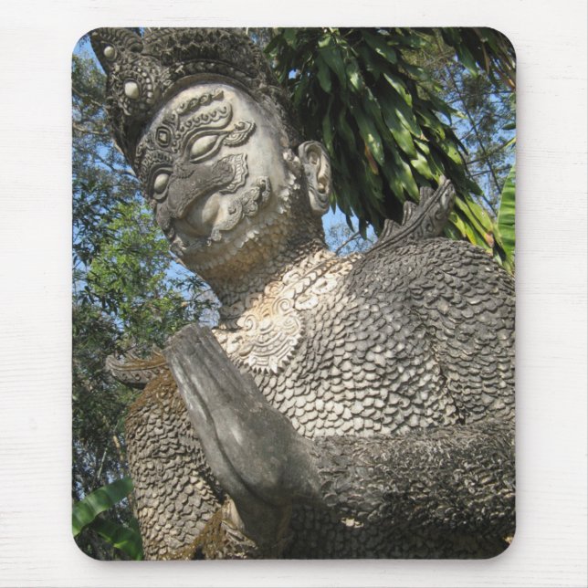 Birdman Wai ... Nong Khai, Isaan, Thailand Mouse Pad (Front)