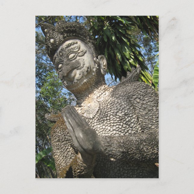 Birdman Wai ... Nong Khai, Isaan, Thailand Postcard (Front)