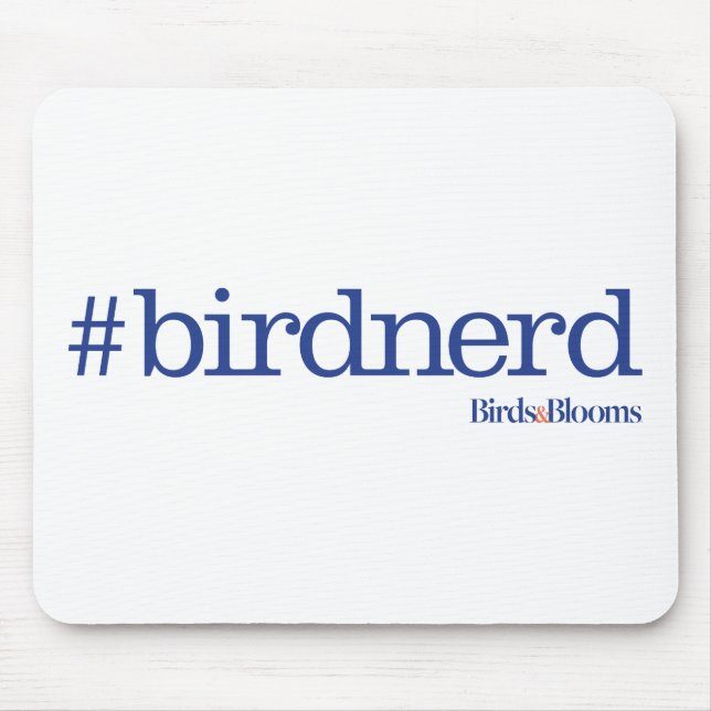 #birdnerd mouse pad (Front)