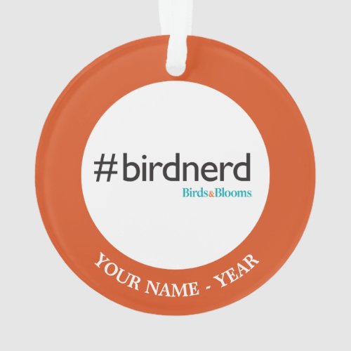 BirdNerd Ornament