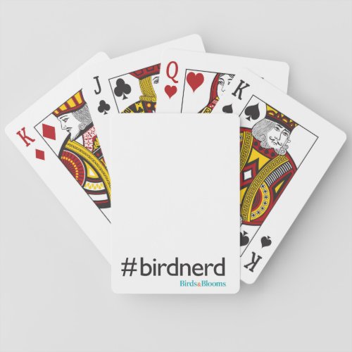 BirdNerd Playing Cards