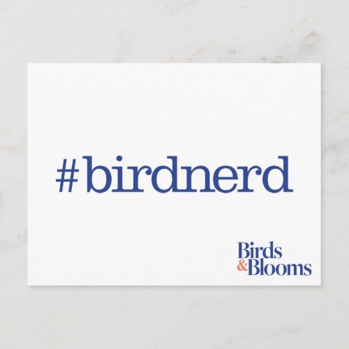 birdnerd postcard