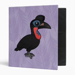 Abyssinian Ground Hornbill Avery Signature Binder 8.5x11
