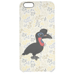 Abyssinian Ground Hornbill Uncommon iPhone 6 Plus Clearly™ Deflector Case