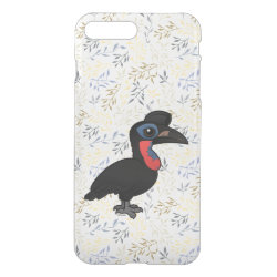 Abyssinian Ground Hornbill Uncommon iPhone 7 Plus Clearly™ Deflector Case