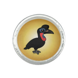Abyssinian Ground Hornbill Round Ring