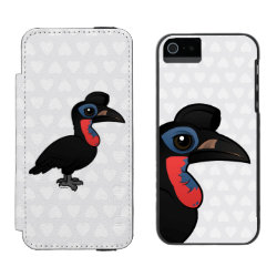 Abyssinian Ground Hornbill Incipio Watson™ iPhone 5/5s Wallet Case