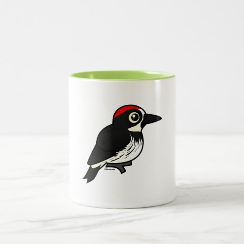 Birdorable Acorn Woodpecker Two_Tone Coffee Mug
