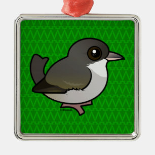Birdorable 'Akikiki Metal Ornament