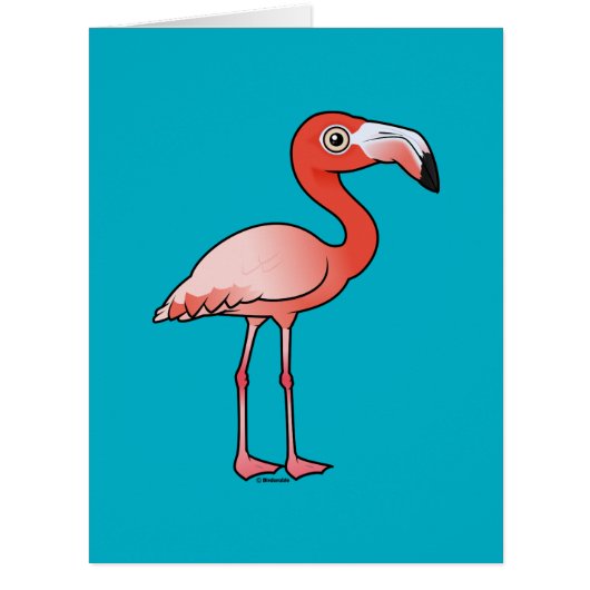 Birdorable American Flamingo Cards (Front)