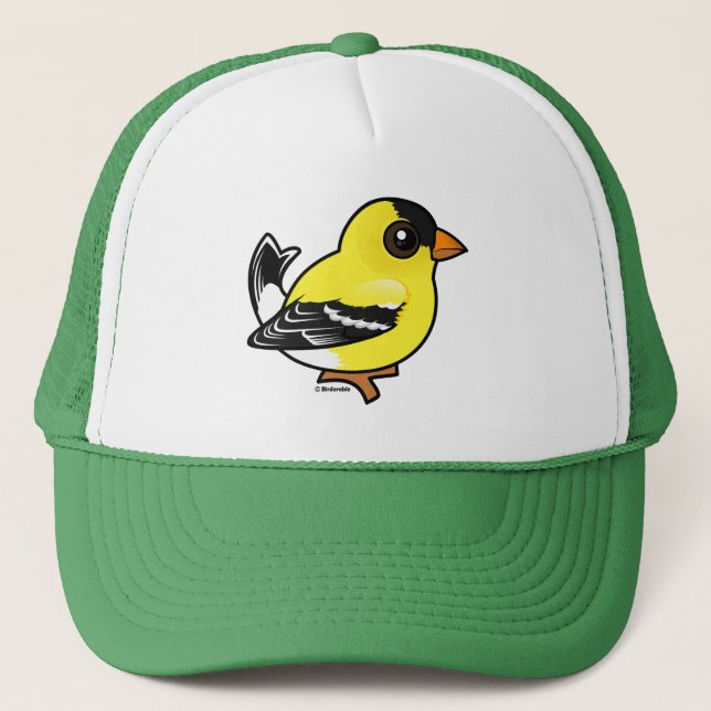 Birdorable American Goldfinch Trucker Hat (Front)