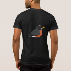 Cartoon American Robin Men's Bella+Canvas Pocket T-Shirt