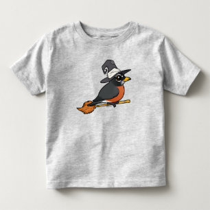 Birdorable American Robin Witch Halloween Toddler T-shirt