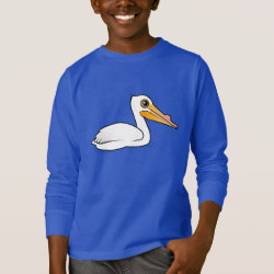 American White Pelican Kids' Basic Long Sleeve T-Shirt