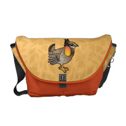 Attwater's Prairie-Chicken Rickshaw Medium Zero Messenger Bag