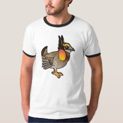Attwater's Prairie-Chicken Men's Basic Ringer T-Shirt