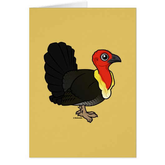Birdorable Australian Brushturkey Cards (Front)