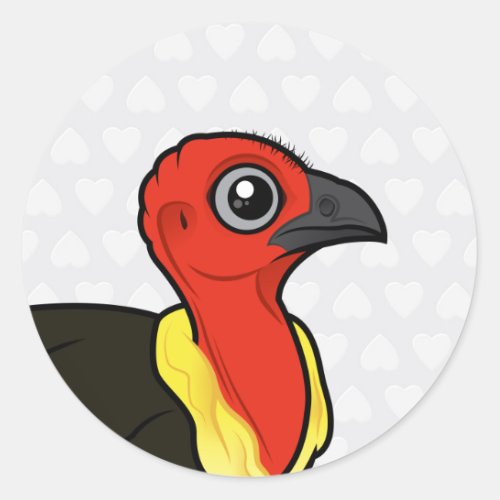 Birdorable Australian Brushturkey Classic Round Sticker