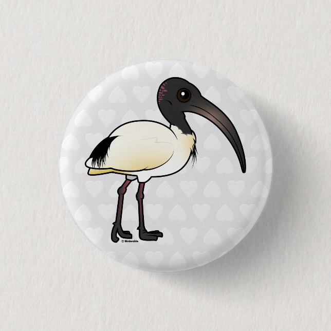 Birdorable Australian Ibis Button (Front)