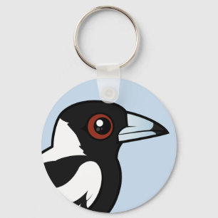 Birdorable Australian Magpie Keychain