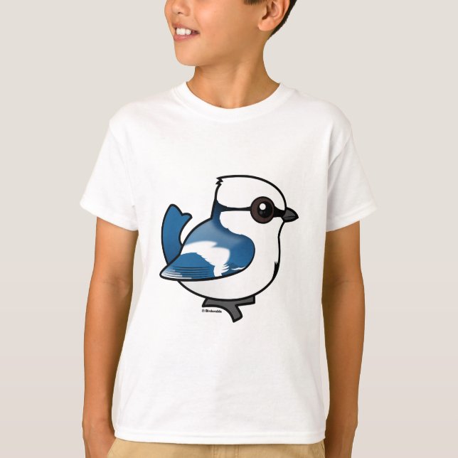 Birdorable Azure Tit T-Shirt (Front)