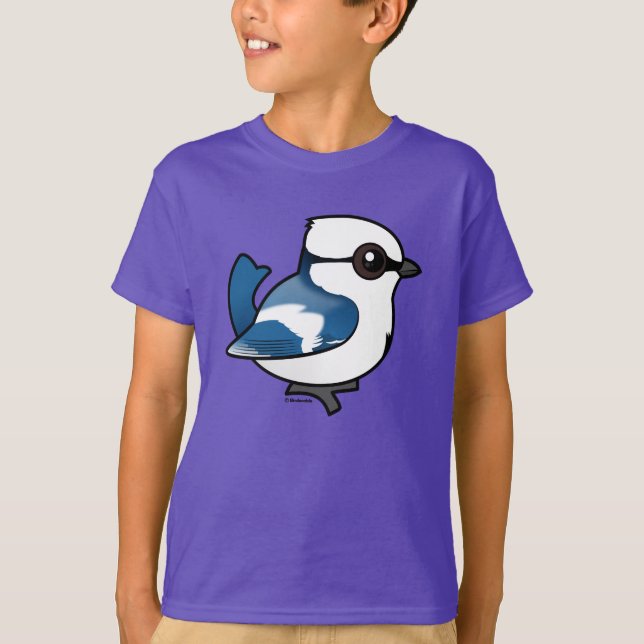 Birdorable Azure Tit T-Shirt (Front)
