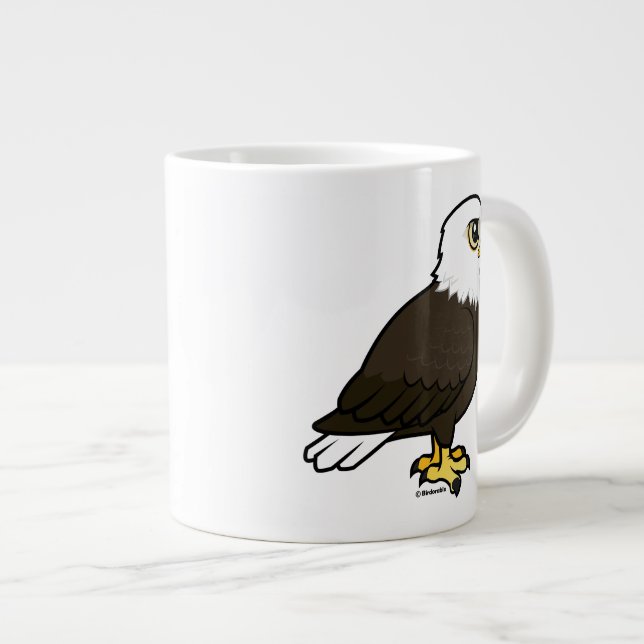Birdorable Bald Eagle Giant Coffee Mug (Front Right)