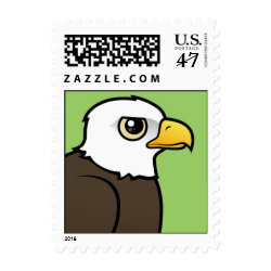 Adult Bald Eagle Small Stamp 1.8