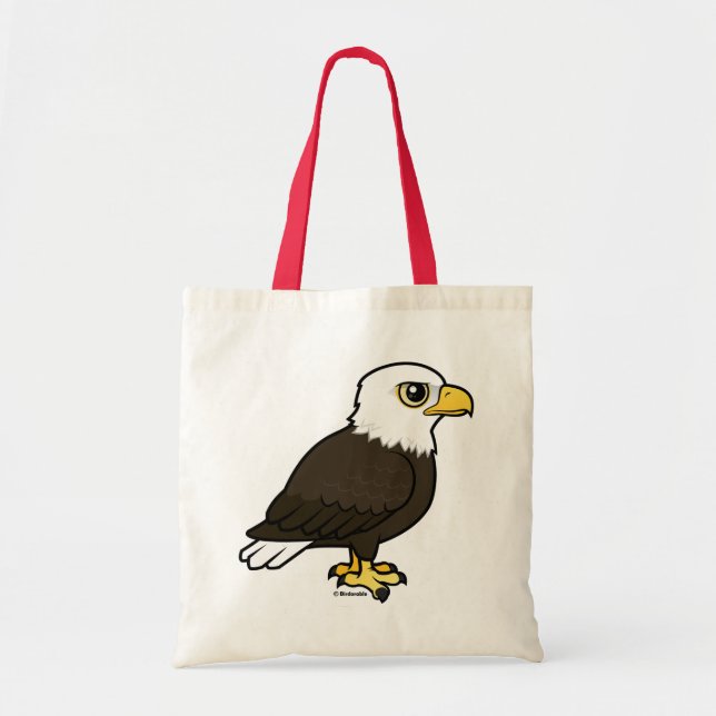 Birdorable Bald Eagle Tote Bag (Front)