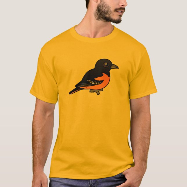 Birdorable Baltimore Oriole T-Shirt (Front)