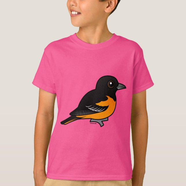 Birdorable Baltimore Oriole T-Shirt (Front)