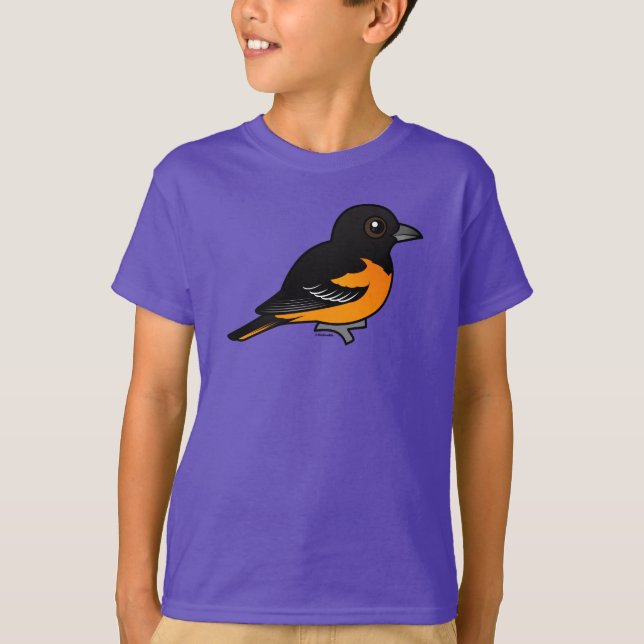 Birdorable Baltimore Oriole T-Shirt (Front)