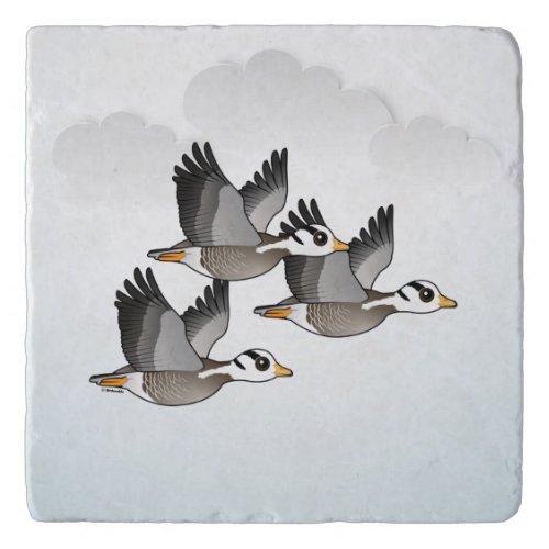 Birdorable Bar_headed Goose in Flight Trivet