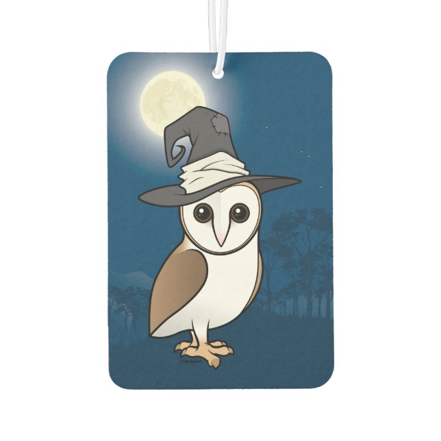 Birdorable Barn Owl Witch Air Freshener (Back)